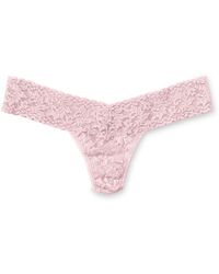 Hanky Panky - 'signature Lace' Low Rise Thong - Lyst