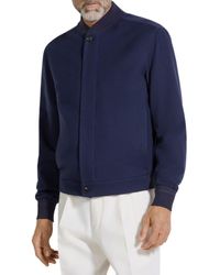 ZEGNA - Water Repellent Elements Oasi Cashmere Bomber Jacket - Lyst