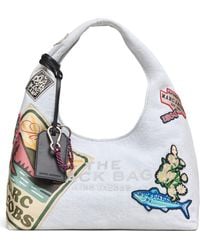 Marc Jacobs - The Camp Patchwork Denim Sack Shoulder Bag - Lyst