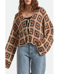Brixton - Patchwork Crochet Cardigan - Lyst