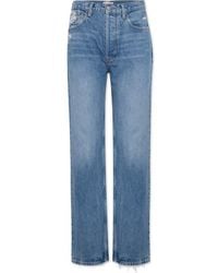 Boyish - The Ziggy Straight Leg High Rise Vintage Jeans - Lyst