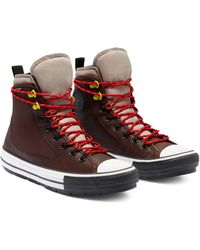 converse chuck taylor all star waterproof leather high top boot