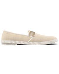 Rivieras - Canvas Oxford Loafer With Striped Elastic Band - Lyst