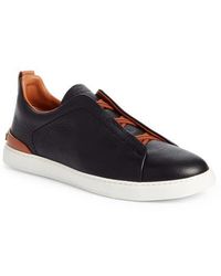 ZEGNA - Suede Triple Stitchtm Mrbailey® Sneakers - Lyst