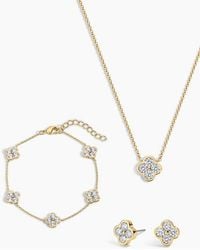 Electric Picks - Camilla Clover Necklace, Bracelet And Studs - Lyst