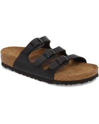 Birkenstock 'florida' Soft Footbed Sandal - Black