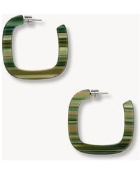 Machete - Midi Square Hoops - Lyst