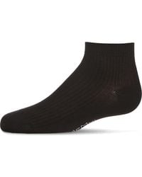 Memoi - Thin Ribbed Kids Anklet Sock - Lyst