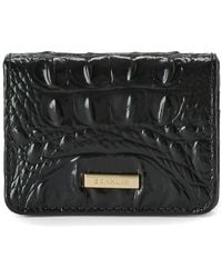 Brahmin - Clementine Embossed Leather Card Case - Lyst