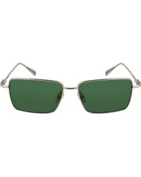 Ferragamo - Gancini Evolution 57mm Rectangular Sunglasses - Lyst