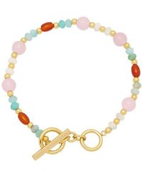 Estella Bartlett - Mixed Beaded Bracelet - Lyst