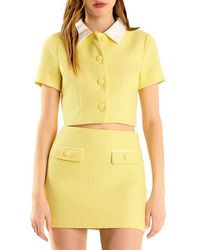 Endless Rose - Crop Tweed Jacket - Lyst