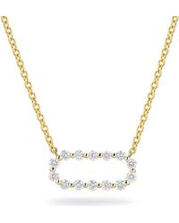 Michael M - Cloud Pavé Link Necklace - Lyst