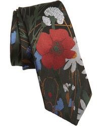 Burberry - Floral Silk Tie - Lyst
