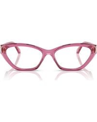 Versace - 55Mm Cat Eye Optical Glasses - Lyst