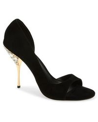 Jeffrey Campbell - Alluria Crystal Heel Sandal - Lyst
