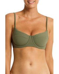 Sea Level - Spinnaker Underwire Balconette Bikini Top - Lyst