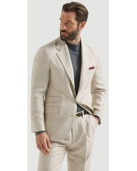 Brunello Cucinelli - Hopsack Deconstructed Blazer - Lyst