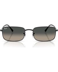 Ray-Ban - 56Mm Gradient Rectangle Sunglasses - Lyst