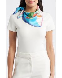 Echo - Seasons Summer Series Silk Bandana Scarf - Lyst