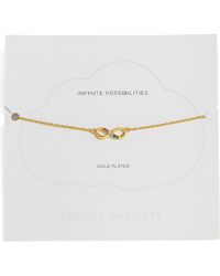 Estella Bartlett - Cubic Zirconia Infinity Bracelet - Lyst