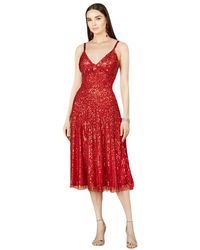 LARA New York - Flowing, Sequin Midi Dress - Lyst