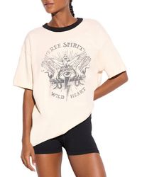 Spiritual Gangster - Free Spirit Oversized Cotton Graphic T-Shirt - Lyst