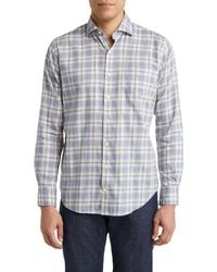 Peter Millar - Wallen Summer Soft Plaid Cotton Button-up Shirt - Lyst