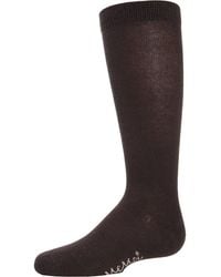 Memoi - Ribbed Classic Solid-Color Knee High Sock - Lyst