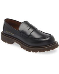 Common Projects - Lug Sole Penny Loafer - Lyst