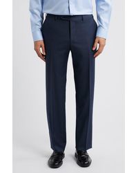Canali - Impeccabile Regular Fit Bird's Eye Super 130S Wool Dress Pants - Lyst