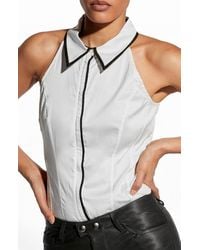 AS by DF - Reese Halter Blouse - Lyst