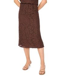 Halogen® - Lace Pull-On Midi Skirt - Lyst