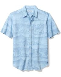 Tommy Bahama - San Luscio Corsica Coast Short Sleeve Cotton Blend Button-Up Shirt - Lyst