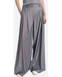 Twp - Next Didi Wool Blend Wide Leg Pants - Lyst