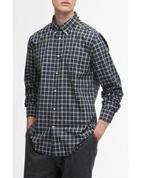 Barbour - Bramham Tailored Fit Plaid Cotton Button-Down Shirt - Lyst