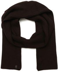 AllSaints - Merino Wool Rib Scarf - Lyst
