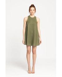 Monlicia - Calia Mini Linen Dress - Lyst