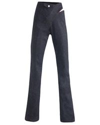 Jendue - Davidson Cut Out Wide Leg Pants - Lyst