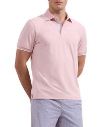 Bugatchi - Performance Tipped Polo - Lyst