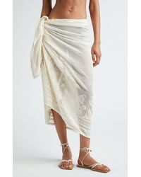Zimmermann - Palm Jacquard Pareo Cover-up - Lyst