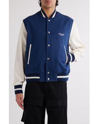 Givenchy - Bicolor Cotton Varsity Jacket - Lyst