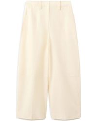 Mango - Linen & Cotton Balloon Pants - Lyst