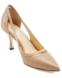 Elizee - Elle Pump Leather Pointed-Toe Heel - Lyst