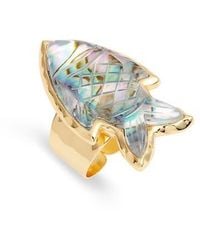 Nest - Abalone Fish Adjustable Ring - Lyst