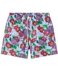 Robert Talbott - Connery Drawstring Swim Trunk - Lyst
