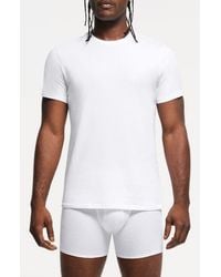 Skims - Lightweight 3-Pack Cotton T-Shirts - Lyst