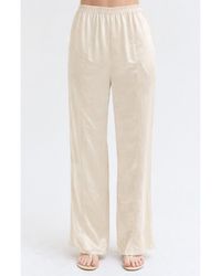 Crescent - Satin Pull On Pants - Lyst