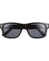 Tom Ford - Smith-02 55Mm Polarized Rectangular Sunglasses - Lyst