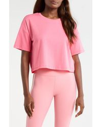 Mpg - Pima Cotton Boxy Crop T-Shirt - Lyst